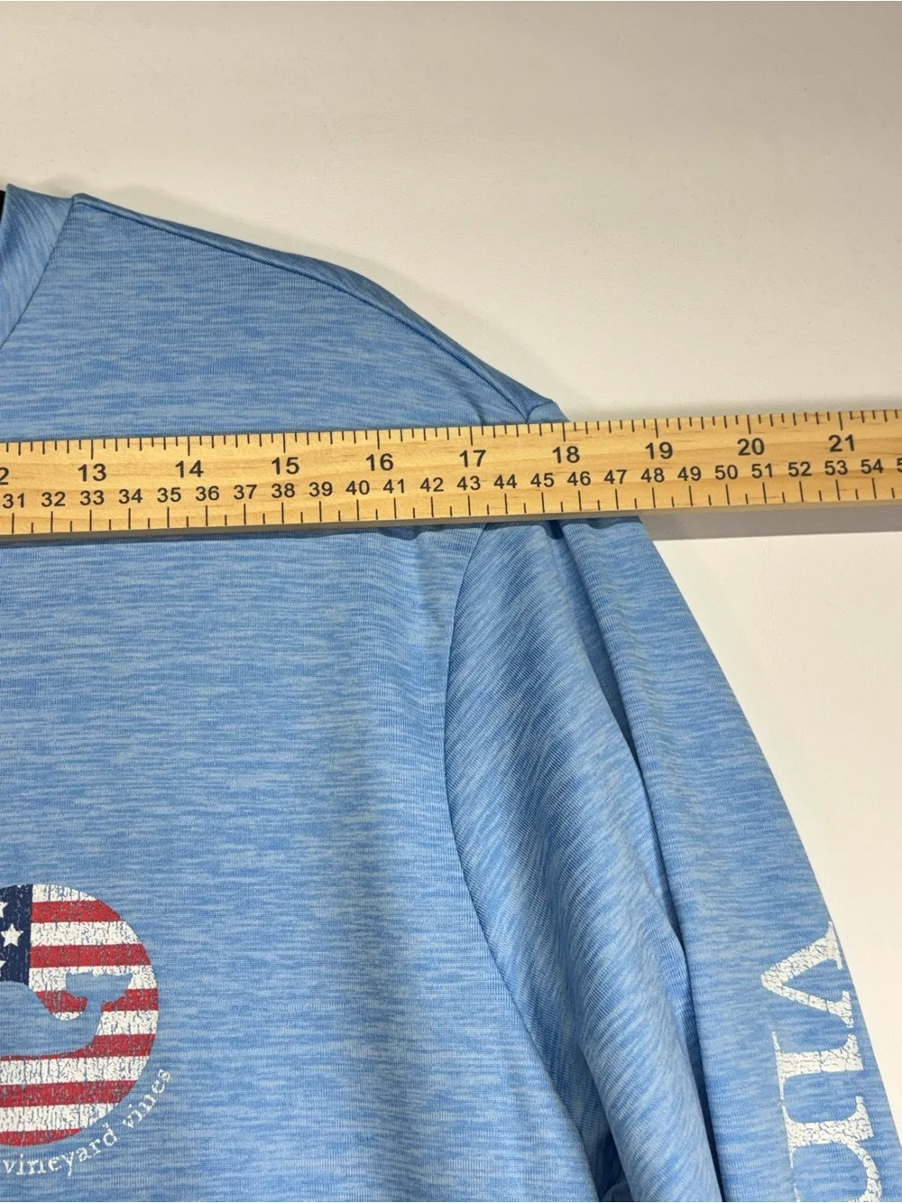 ✨Vineyard Vines Performance Long Sleeve Shirt Blue Size S - Picture 9 of 11